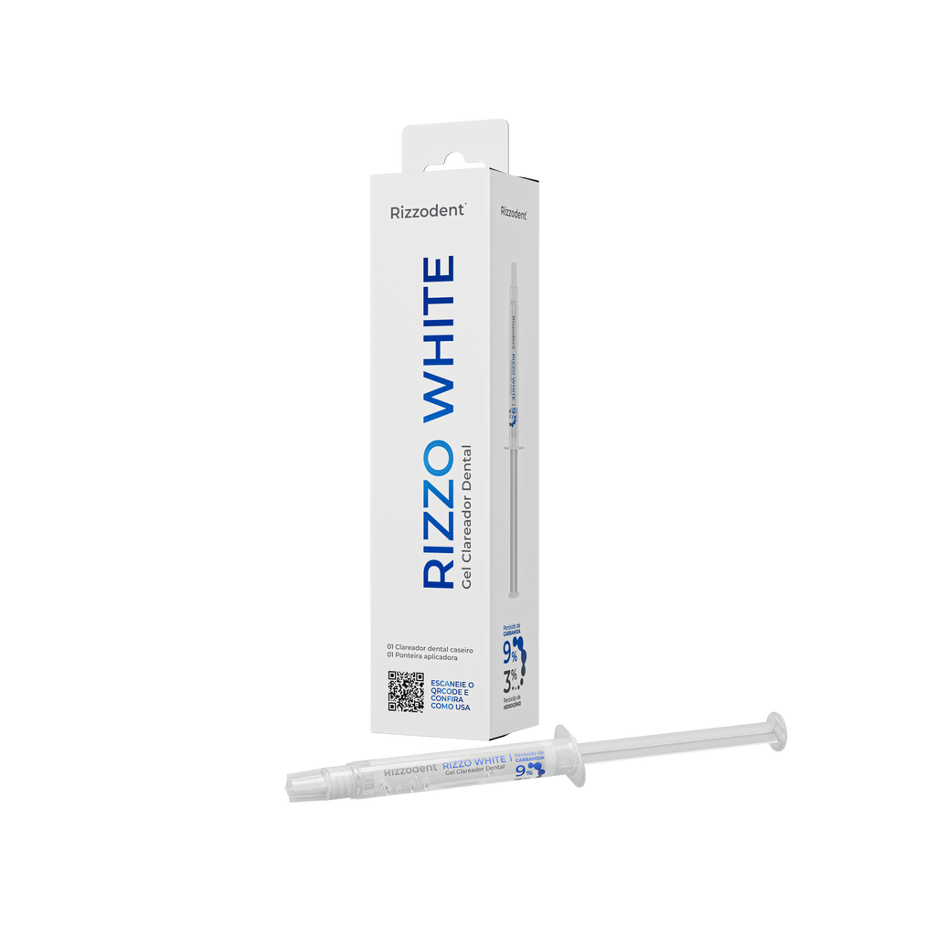 Reposição Gel Clareador Rizzo White - Peróxido de Hidrogênio 3%