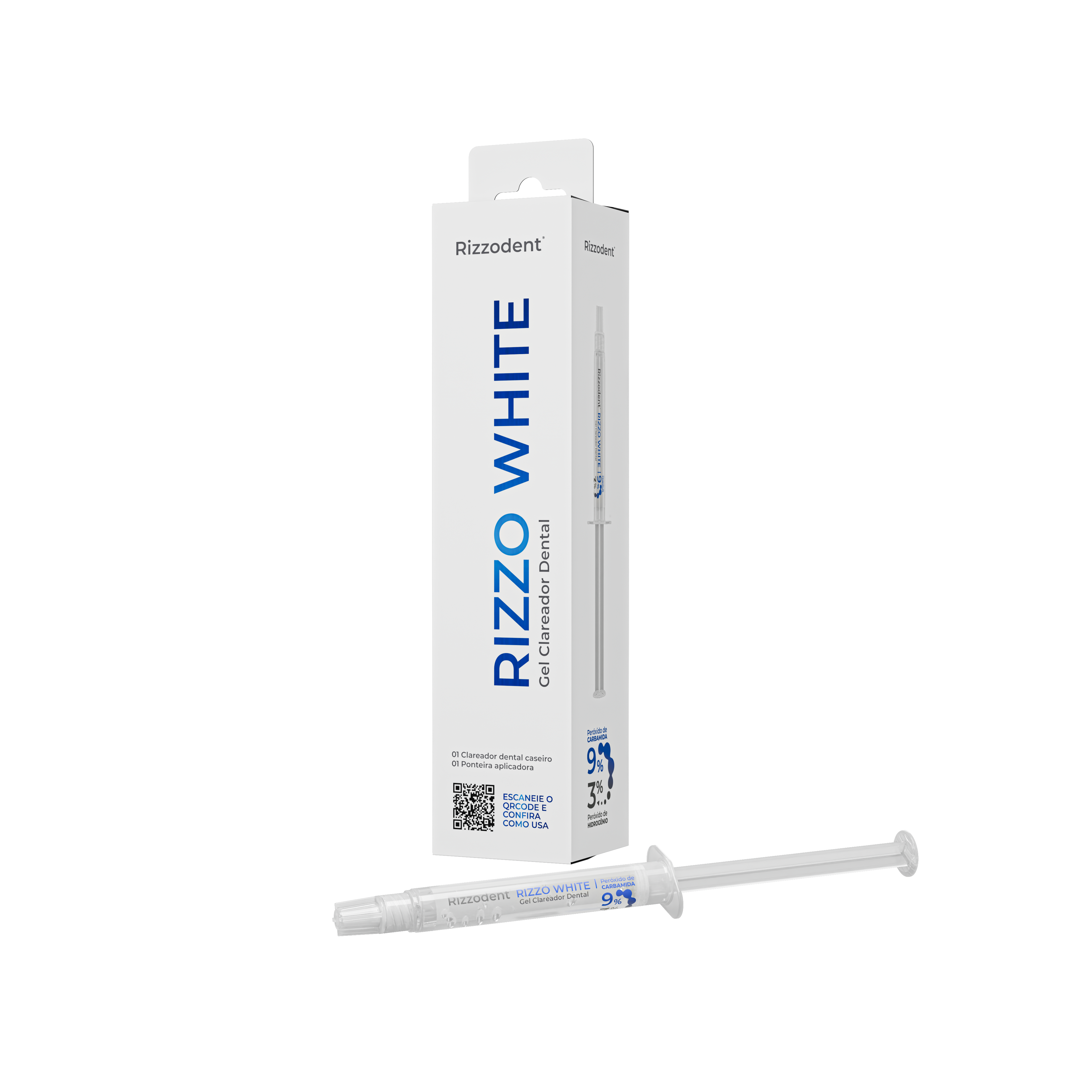 Reposição Gel Clareador Rizzo White - Peróxido de Hidrogênio 3%