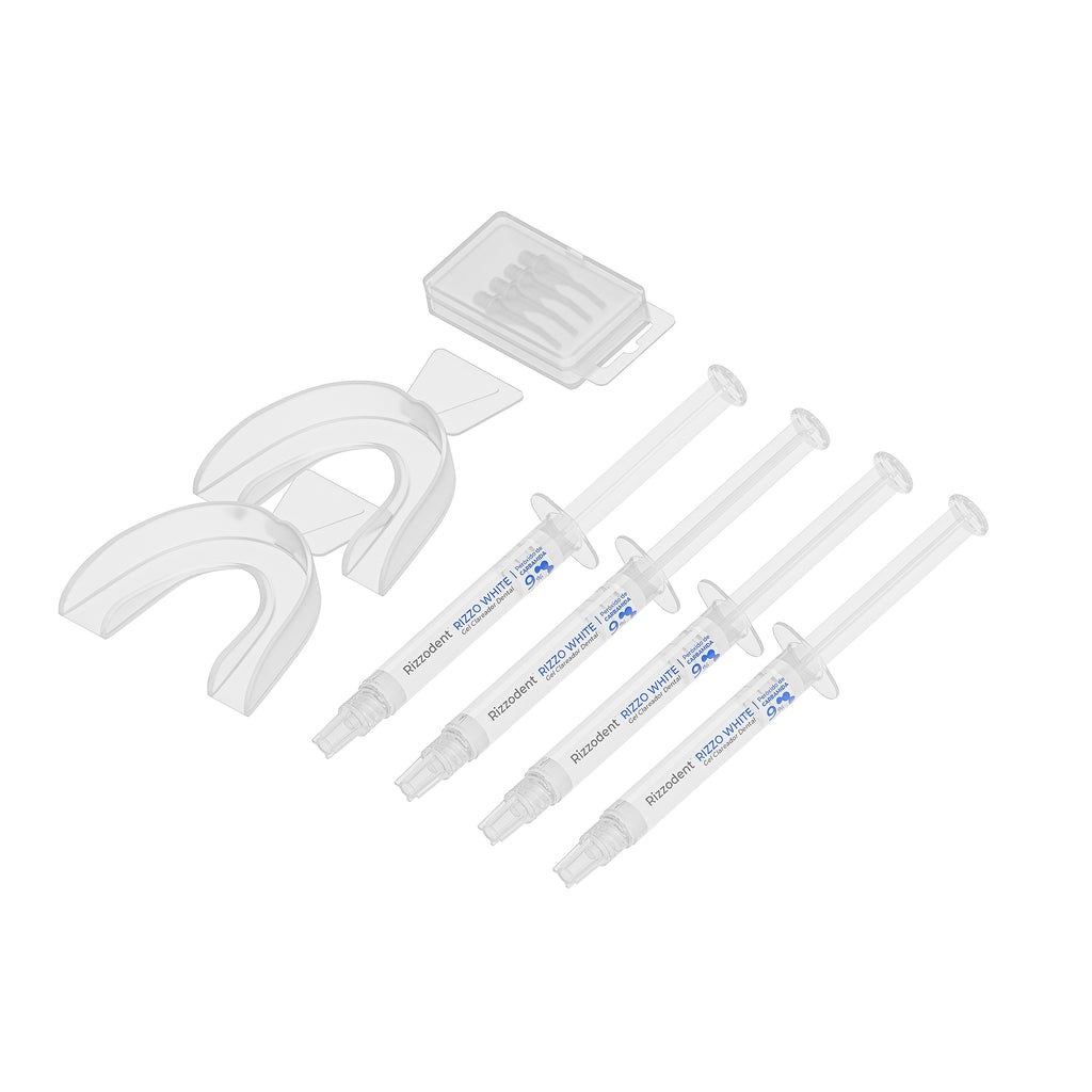 Kit Clareador Dental Doméstico Rizzo White - Peróxido de Hidrogênio 3%
